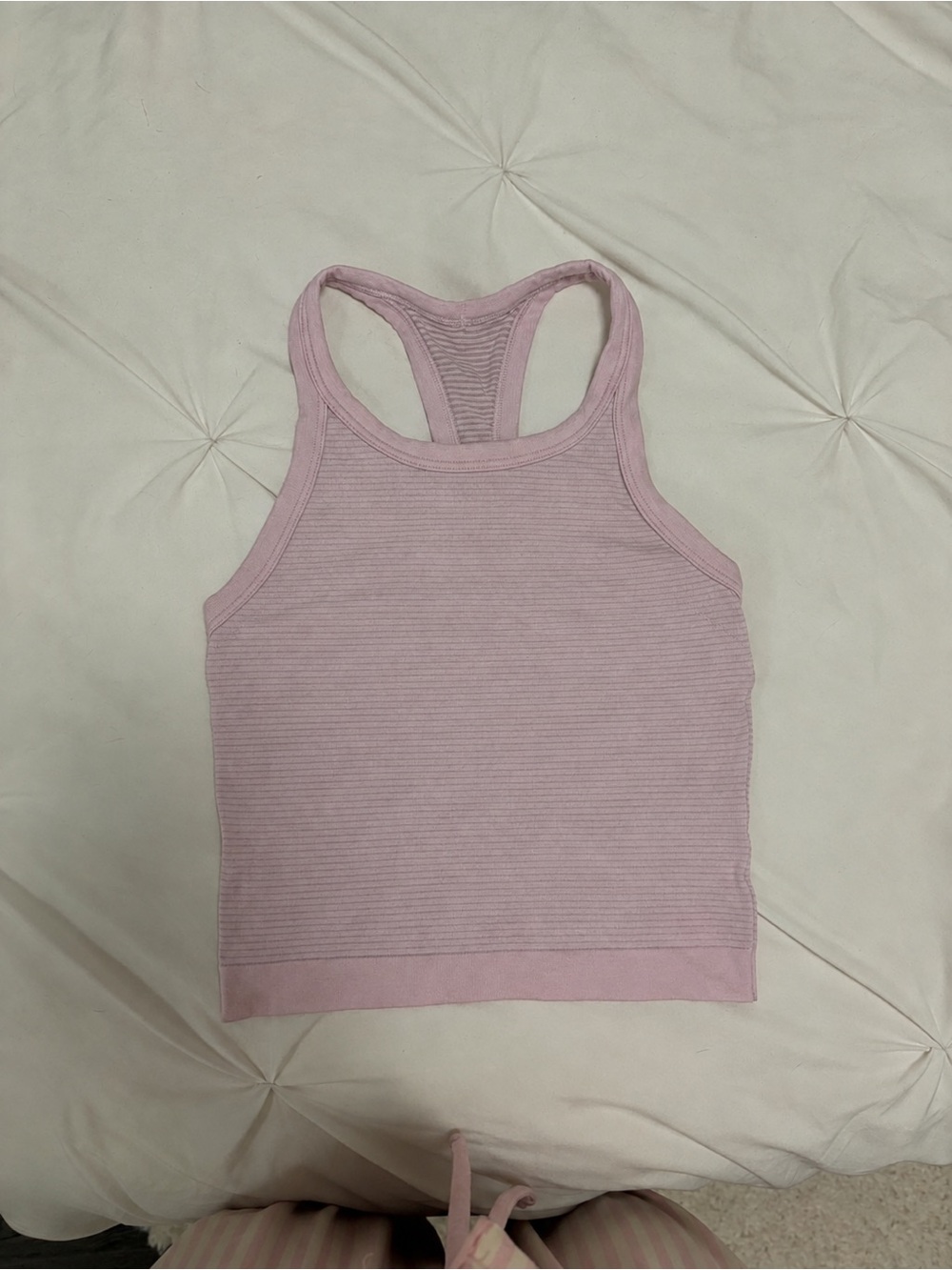 lululemon athletica Ribbed Racerback Tank - Light Pink